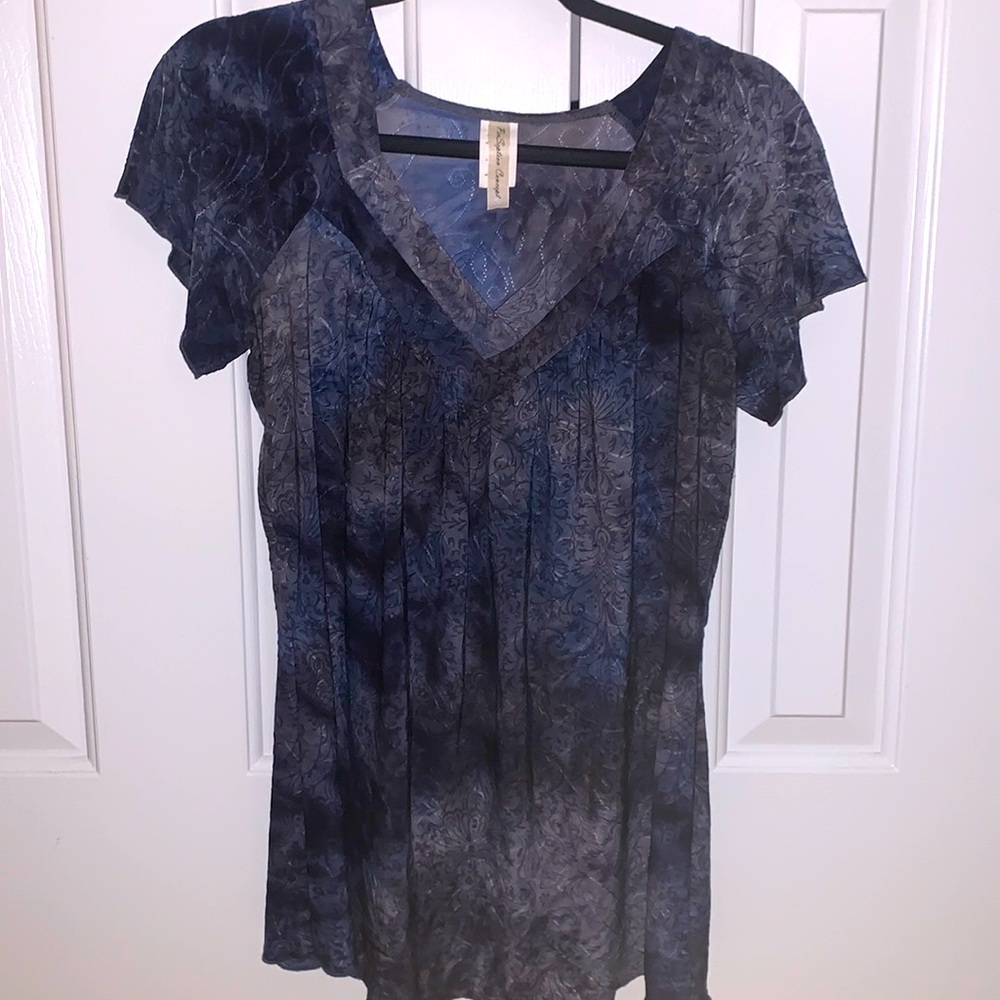 Women’s Top Blue Y2K Style